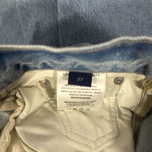 CITIZENS FOR HUMANITY MINA MIDI SKIRT IN BLUE DENIM SIZEE 27 NEW - Picture 9 of 9